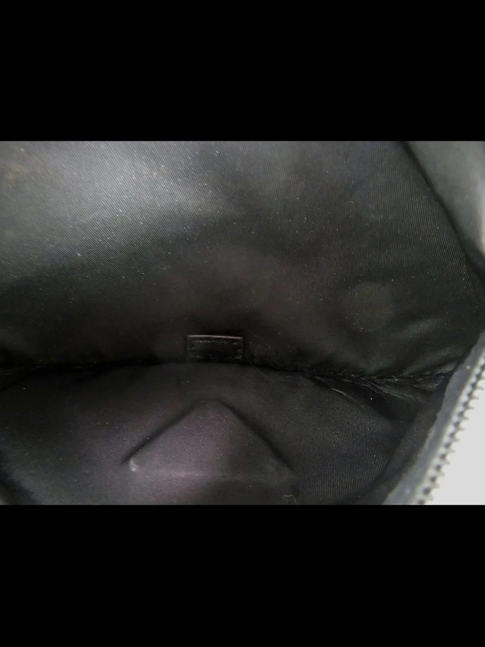 Prada Black Nylon Messenger Bag with Buckle Flap